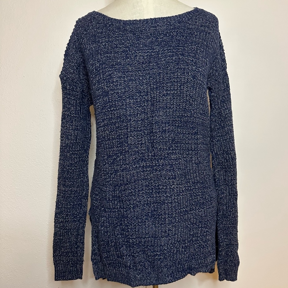 BP. Women’s Blue crocheted sweater size S